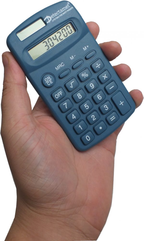 Calculatrice de poche détectable