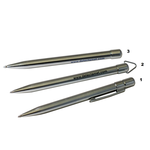 stylos métalliques détectables